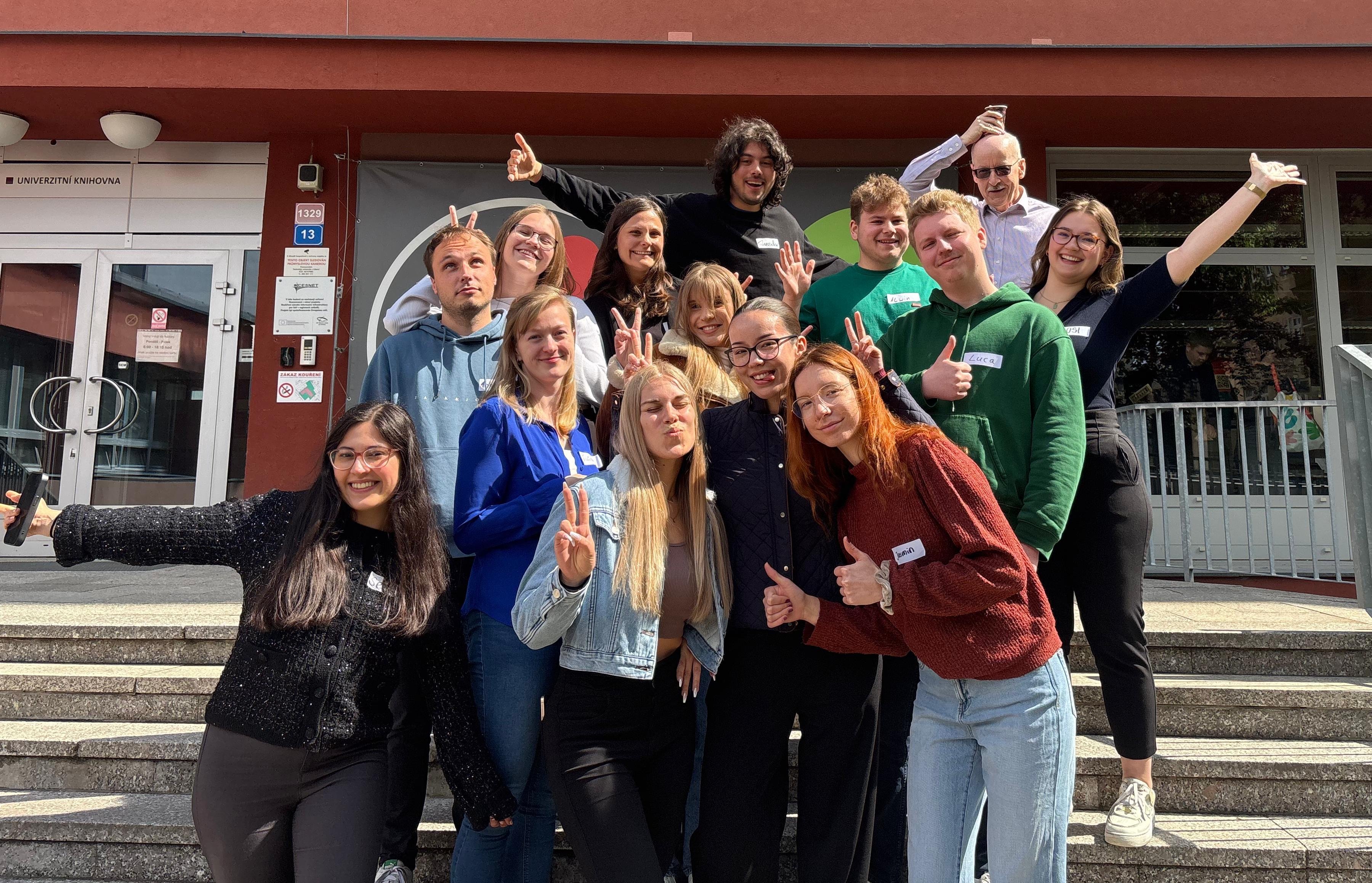 Studierende beim ACC in Liberec