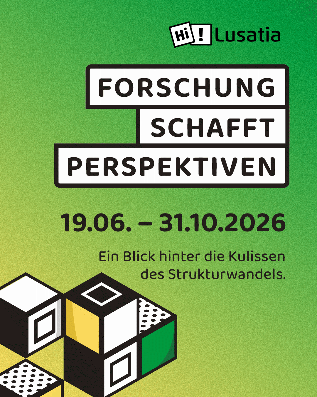 Werbeplakat Forschung schafft Perspektiven