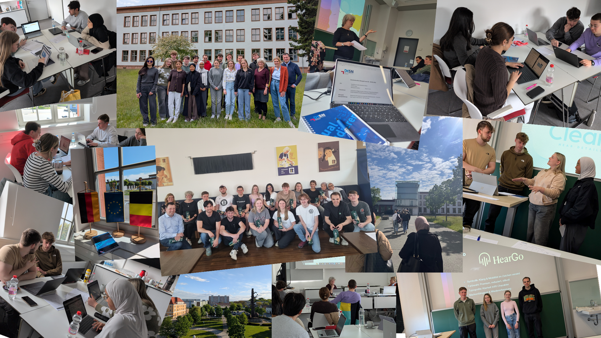 Collage zum interkulturellen Planspiel 2025