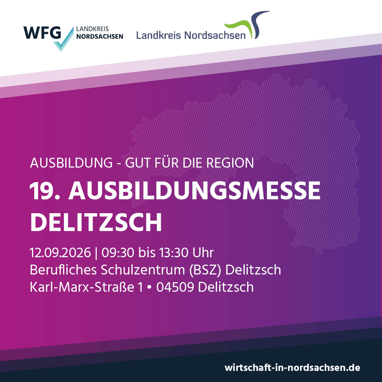 Veranstaltungshinweis auf Ausbildungsmesse in Delitzsch am 13.09.2025 